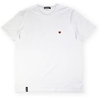 Organic Monkey Camiseta Pixel Heart T-Shirt - White para hombre