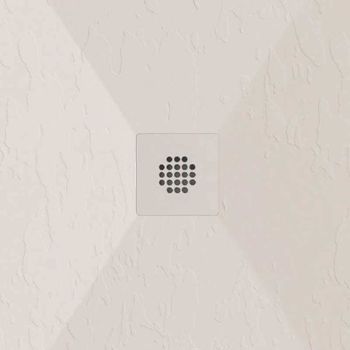 Plato De Ducha Pizarra Dexa Crema  90x140 Cm Rejilla Color