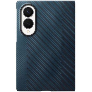 Funda para móvil Samsung Magnética Fibra de Carbono Azul para Galaxy Z Fold8