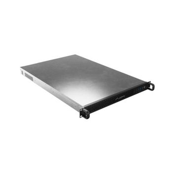 Chasis Lanberg SC01-6501-12B Rack 1U Negro 8 Ventiladores 9 Bahías 650 mm