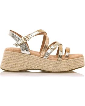 de MTNG MTNG SANDALIAS PLATAFORMA SELE 59897: ORO ROSA, CHAMPAGNE Y PLATA METALIZADO METáLICO