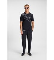 boss para hombre 50539085 pantalon convert marino 56 azul casual sintetico