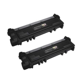 Compatible Multipack Dell E310dw Printer Toner Cartridges (2 Pack) -593-BBLH
