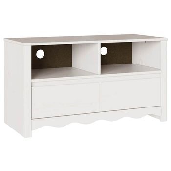 Mueble Para Tv Drammen 99 X 43 X 55 Cm Madera Maciza De Pino