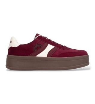 Refresh para mujer. 17623401-BURDEOS Zapatillas 176234 burdeos (36), 3 a 5cm, Cordones, Casual, Granate