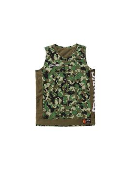 Camiseta de Baloncesto Spalding Reversible Camuflaje/Caqui