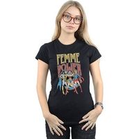 dc comics camiseta femme power para mujer