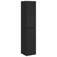 mueble de bano montado en la pared negro 33 x 345 x 160 cm vidaxl