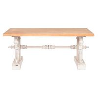 mesa centro abeto mdf 110x65x46 decape blanco