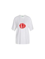 camiseta jack  jones jxkora loose bright white