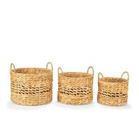 set 3 cestas jacinto agua o35x33