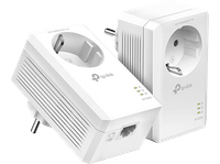adaptador plc - tp-link tl-pa7017p kit 2 adaptadores powerline av1000 1000 mbps gigabit ethernet blanco