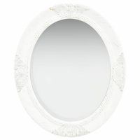 espejo de pared estilo barroco blanco 50x60 cm vidaxl