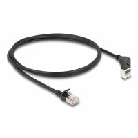 cable de red slim rj45 cat6a sftp acodado 90 delock 1 m negro compacto