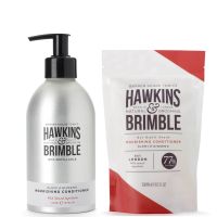 hawkins  brimble conditioner refill and pouch bundle