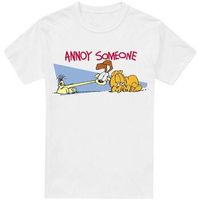 garfield camiseta annoy someone para hombre
