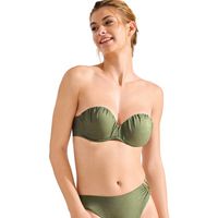 lisca banador top de traje bano bandeau con balconette preformado imperia para mujer