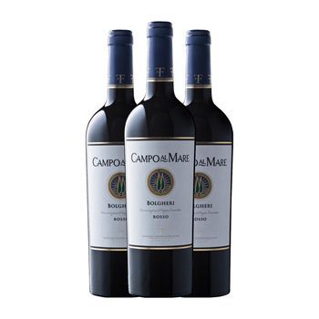 Campo Al Mare Vino Tinto Rosso Bolgheri 75 Cl 15% Vol. (pack De 3 Unidades)