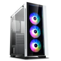 deepcool matrexx 55 v3 add-rgb 3f cristal templado usb 30 blanca