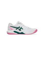 zapatillas de padel asics gel-dedicate 9 padel mujer blancoverde