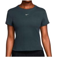 nike camiseta w nsw rib tght ss tee para mujer