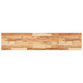 Estante Pared | Estante Flotante Madera Acacia Maciza Acabado Aceite 120x30x2cm