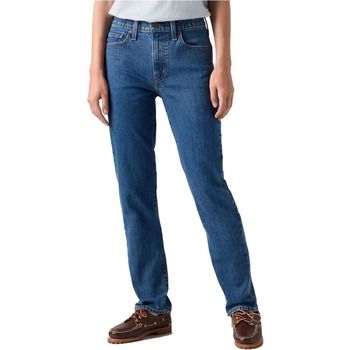 Levis Jeans 724 HIGH RISE STRAIGHT MED INDIGO - WORN IN para mujer