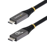 cable usb4 startechcom 1m usb-c 240w pd certificado usb-if 80gbps negro
