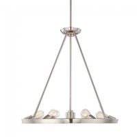 lampara colgante theater row 6 luces