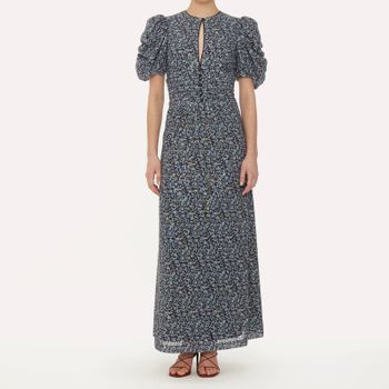 ROTATE Birger Christensen Puff Sleeve Sequinned Dress - DK 32/UK 6