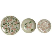 vajilla set 18 porcelana 27x27x3 verde