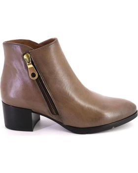 de BARMINTON 5105PONCHO BOTINES DE MUJER PIEL TAUPE