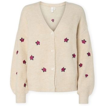 Y.a.s Chaqueta de punto YAS Noos Fleur Cardigan - Birch/Bouquet para mujer