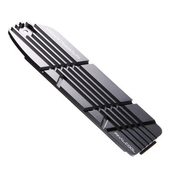 Disipador térmico FinalCool IceArmor PS5 para SSD para juegos PS5 PCIe interno M.2 NVMe 4,0, aleación de aluminio y magnesio diseñada