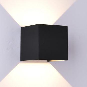 Aplique de exterior led davos 3000k (2x6w)