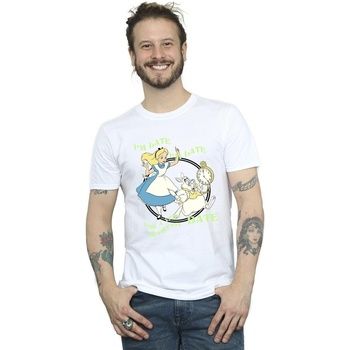 Disney Camiseta Alice In Wonderland I'm Late para hombre