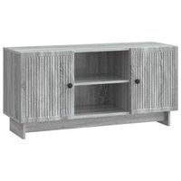 mueble de tv 102 x 345 x 50 cm sonoma gris vidaxl
