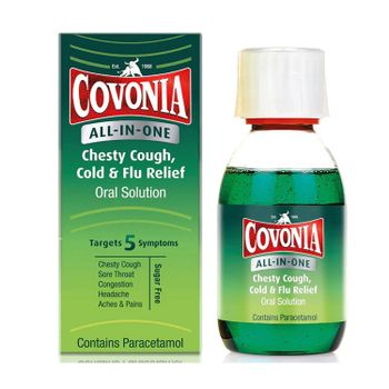 Covonia All-In-One Chesty Cough Cold & Flu Relief