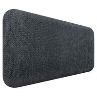 dhome cabecero tapizado liso redondeado tejido luxury para pared acusticos cabeceros absorbentes cabezal cama dormitorio silver ebony 80cm