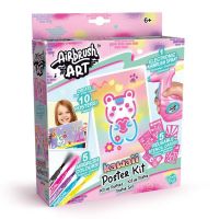 kit de arte con pulverizador y plantillas canal toys airbrush art poster kit