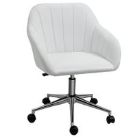 silla de oficina 60x59x89 cm blanco