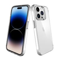 muvit funda shockproof 2m transparente para iphone 15 pro