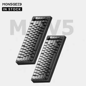 Teclado Mecánico Akko MonsGeek M1 V5 Tri-Modo VIA 75% ISO 3/5 Pines Personalizable Hot-swappable RGB Completamente Ensamblado con Sistema Gasket de Desmontaje Rápido