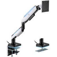 ewent ew1509 soporte para monitor hasta 49 con luces rgb vesa 100x100 max 20kg negrogris claro
