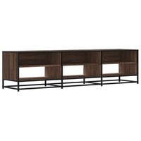 mueble de tv madera de ingenieria marron roble 180x40x46 cm vidaxl
