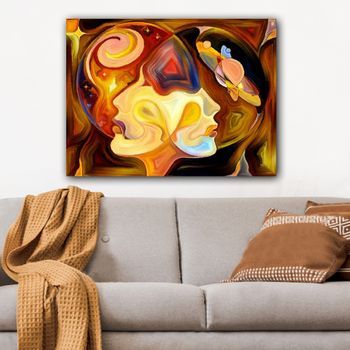 Pintura Decorativa Lienzo 1069277036_70100 Multicolor 70x100 Cm