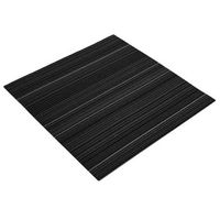 azulejo de alfombra rayado gris oscuro 50 x 50 cm 20 uds vidaxl