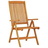 pack 2 uds sillas de jardin  silla de exterior  sillon plegables madera maciza de eucalipto
