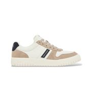 ax armani exchange para hombre xm002622af22773m1314 zapatillas mixed-material marron 45 3 a 5cm cordones casual