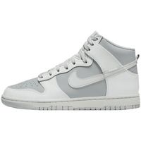 nike zapatillas altas dunk high retro grey white para mujer